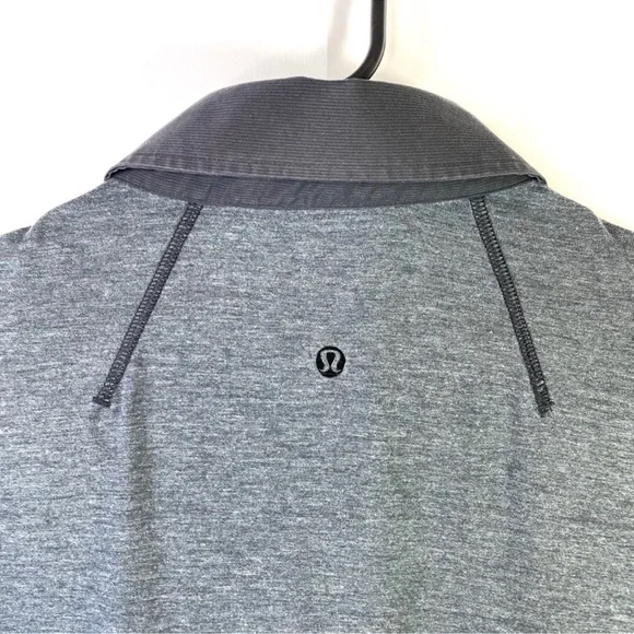 lululemon athletica Men's Gray Polo Shirt - Picture 3 of 12